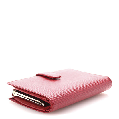 Louis Vuitton Epi French Purse Wallet Castillan Red 4 of 6