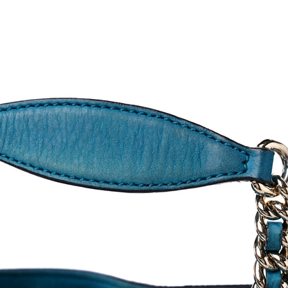Gucci Vitello Range Medium Soho Chain Shoulder Bag Deep Cobalt 22 of 22