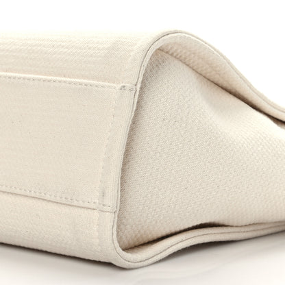 Chanel Mixed Fibers Small Deauville Tote White 10 of 10