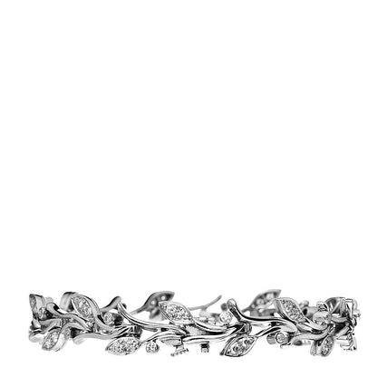 Tiffany Platinum Diamond Garland Bracelet 3 of 5