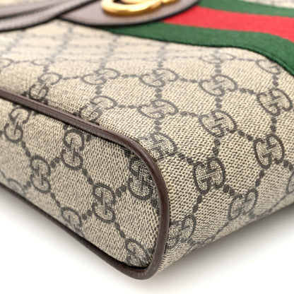 Gucci GG Supreme Monogram Web Small Ophidia Messenger Bag Brown 9 of 10