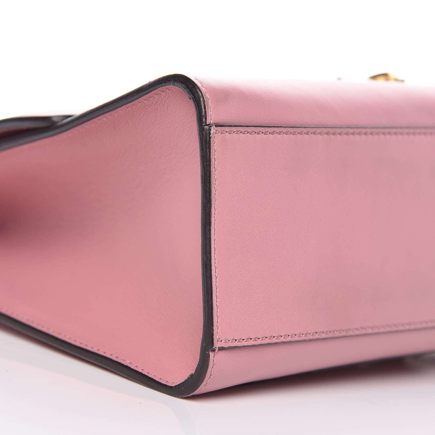 Gucci Moon Calfskin Medium Padlock Shoulder Bag Carmine Rose 10 of 14