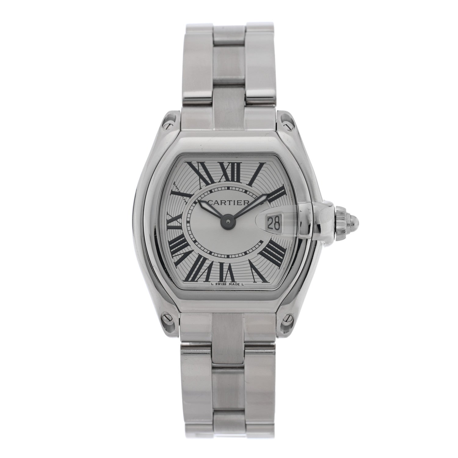 Cartier Stainless Steel 31mm Roadster Quartz Watch 1 of 5