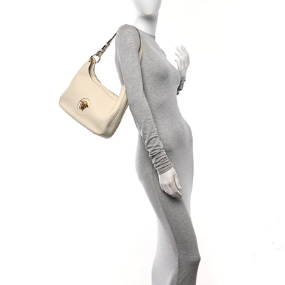 Versace Calfskin La Medusa Hobo Crossbody White 2 of 9