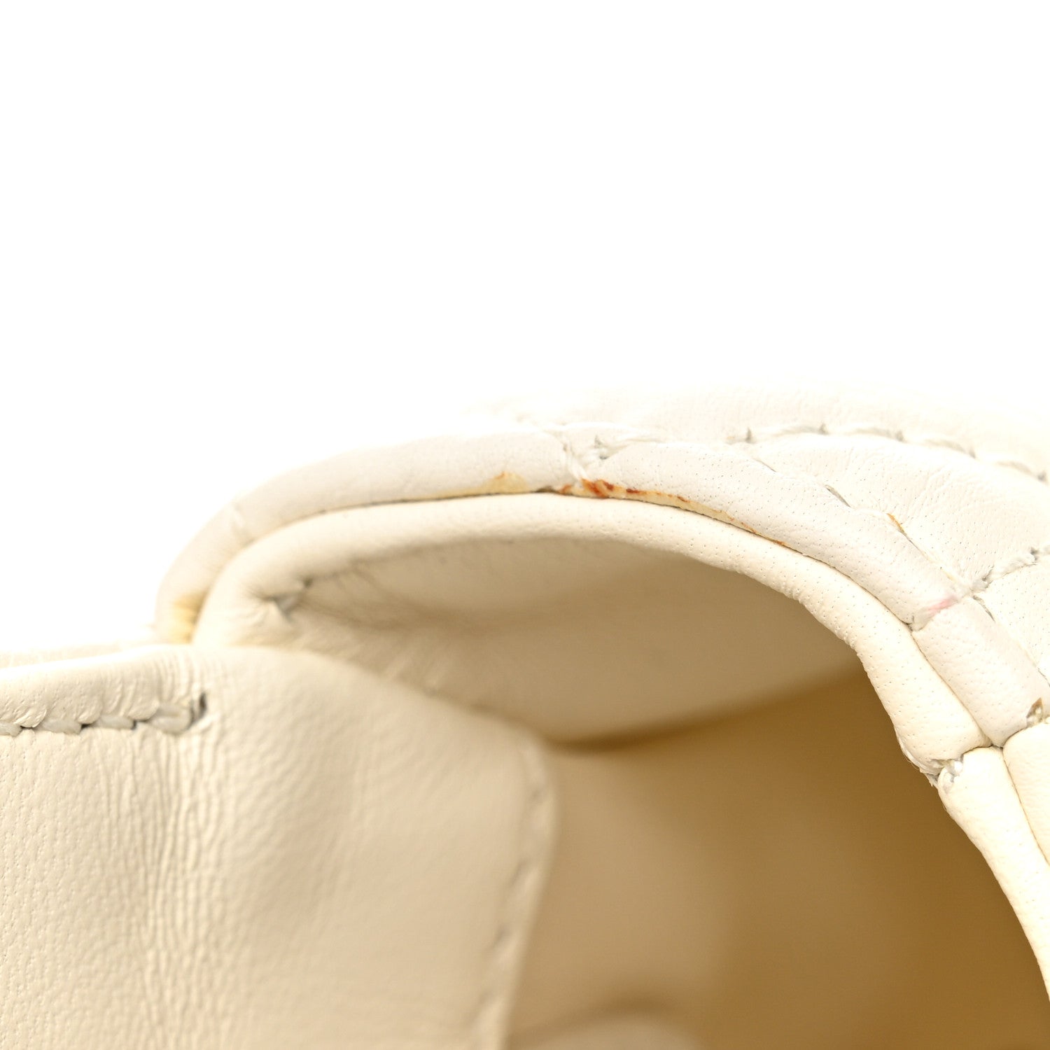 Christian Dior Lambskin Cannage Small Caro Bag Ivory 13 of 14