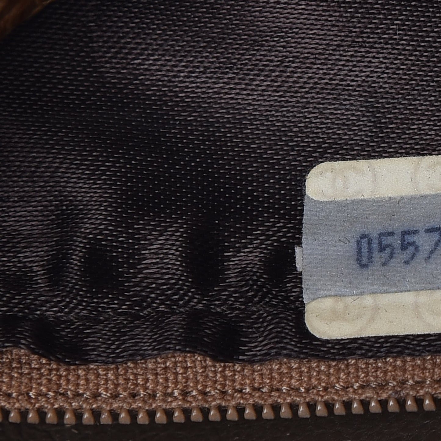 Lizard Quilted Tassel Camera Case Tan