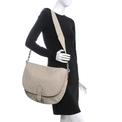 Gucci Guccissima Messenger Bag Ivory 2 of 12