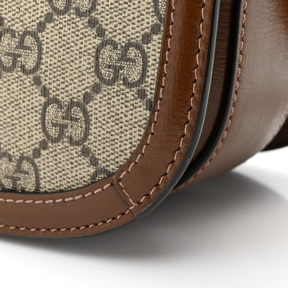 Gucci GG Supreme Monogram Horsebit 1955 Shoulder Bag Beige Brown Sugar 14 of 14