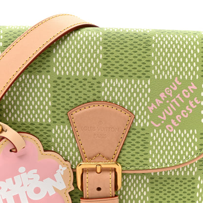 Louis Vuitton Damier Golf Montsouris Messenger PM  Green 7 of 9
