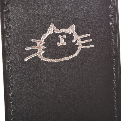Louis Vuitton Calfskin Catogram Luggage Tag Black 4 of 5