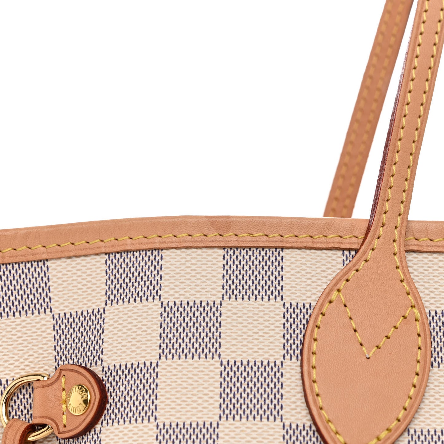 Damier Azur Neo Neverfull MM Rose Ballerine