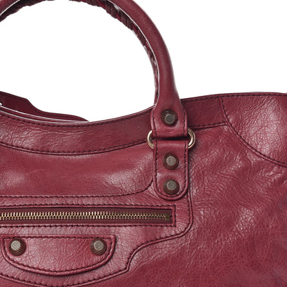 Balenciaga Agneau Giant 12 Rose Gold Hardware City Cassis 10 of 14