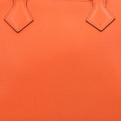 Hermes Taurillon Clemence Victoria II 35 Orange 7 of 9