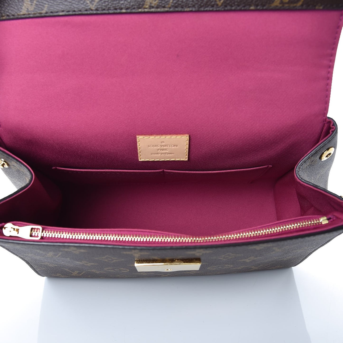 Monogram Cluny BB Bordeaux Fuchsia