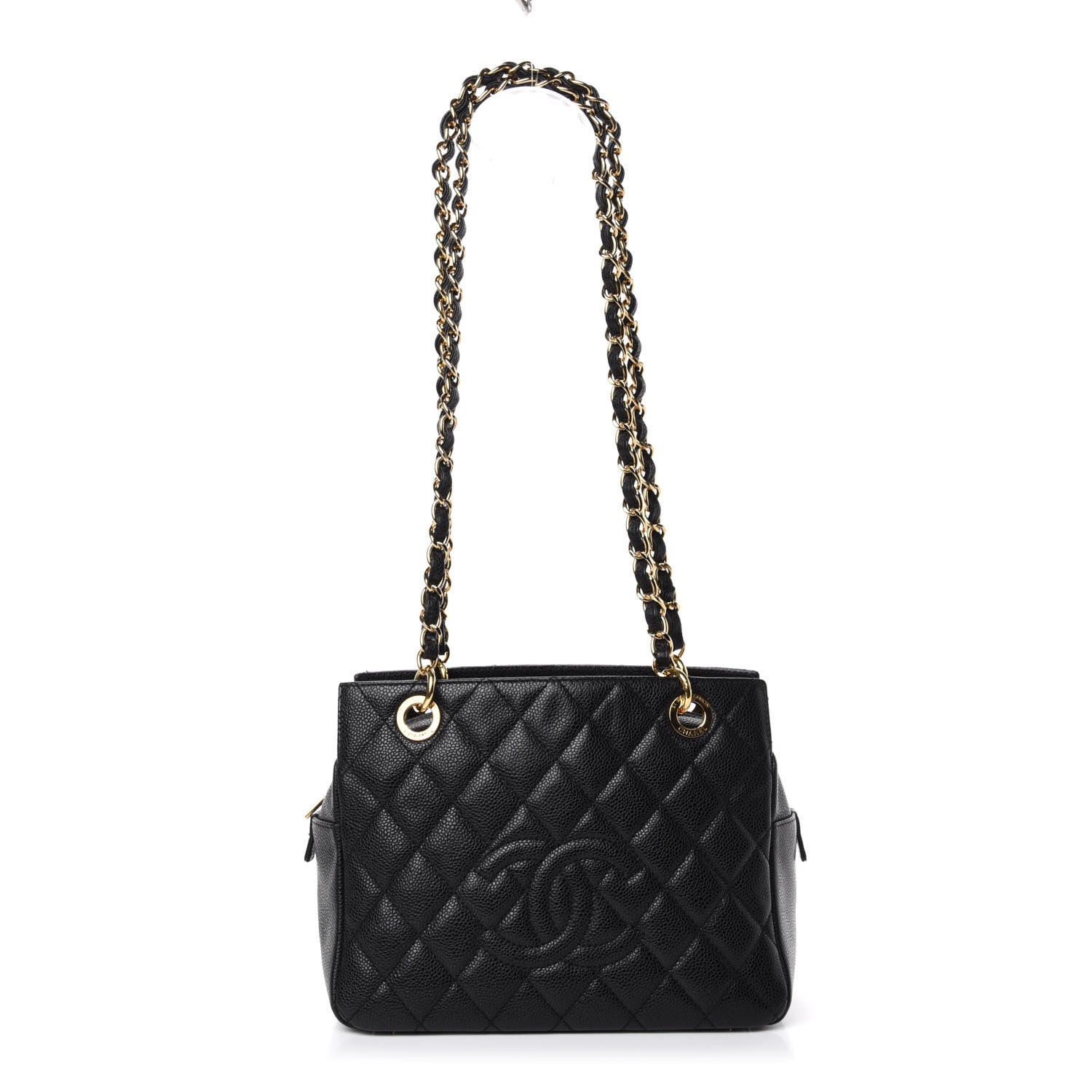 Chanel Caviar Quilted Petit Timeless Tote PTT Black 1 of 10