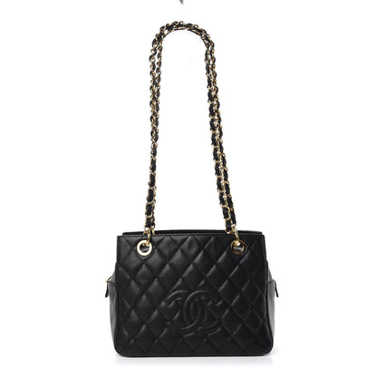 Chanel Caviar Quilted Petit Timeless Tote PTT Black 1 of 10