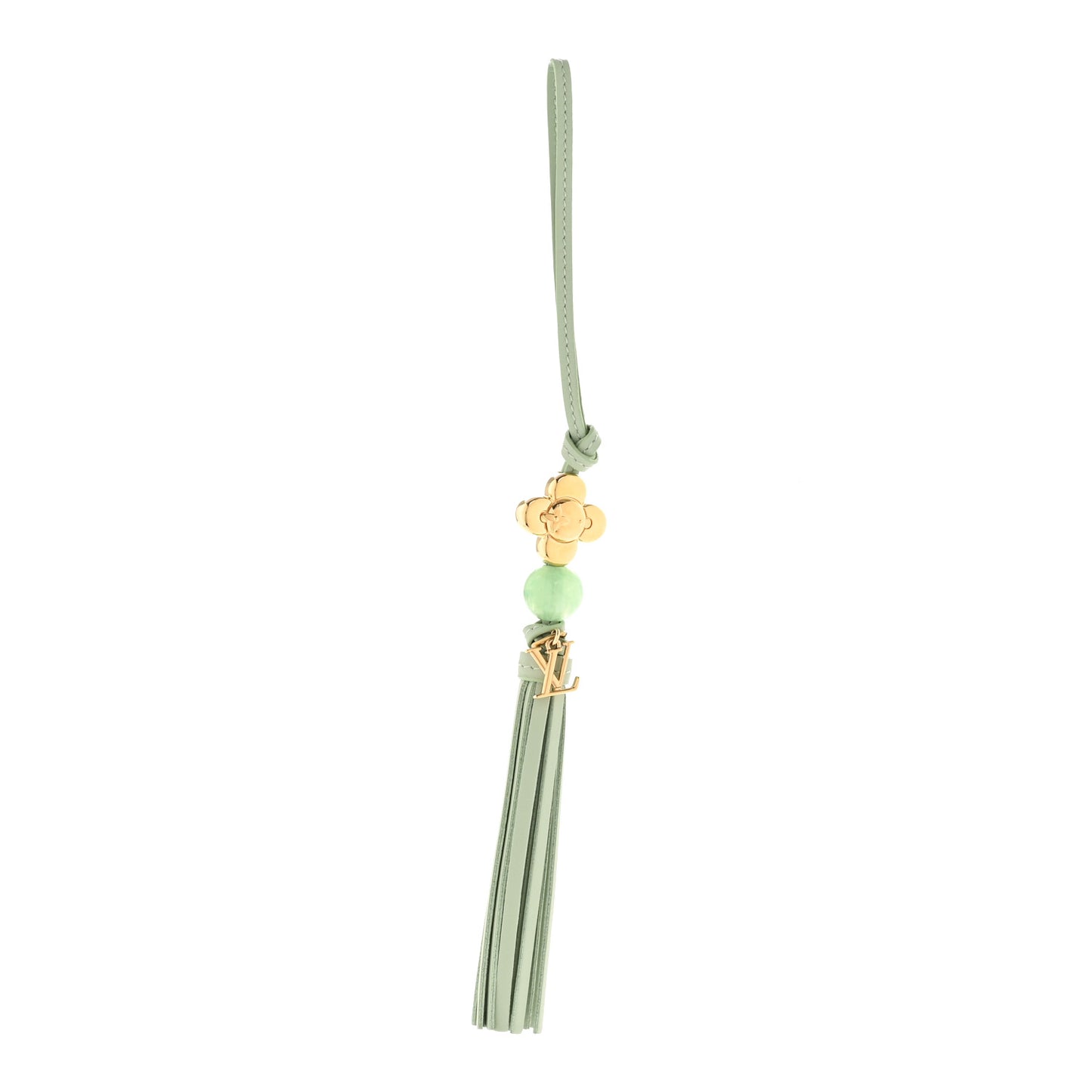 Calfskin Vivienne Energy Bag Charm Green