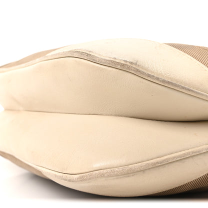 Prada Jacquard Logo Shoulder Bag Corda Cera 10 of 10