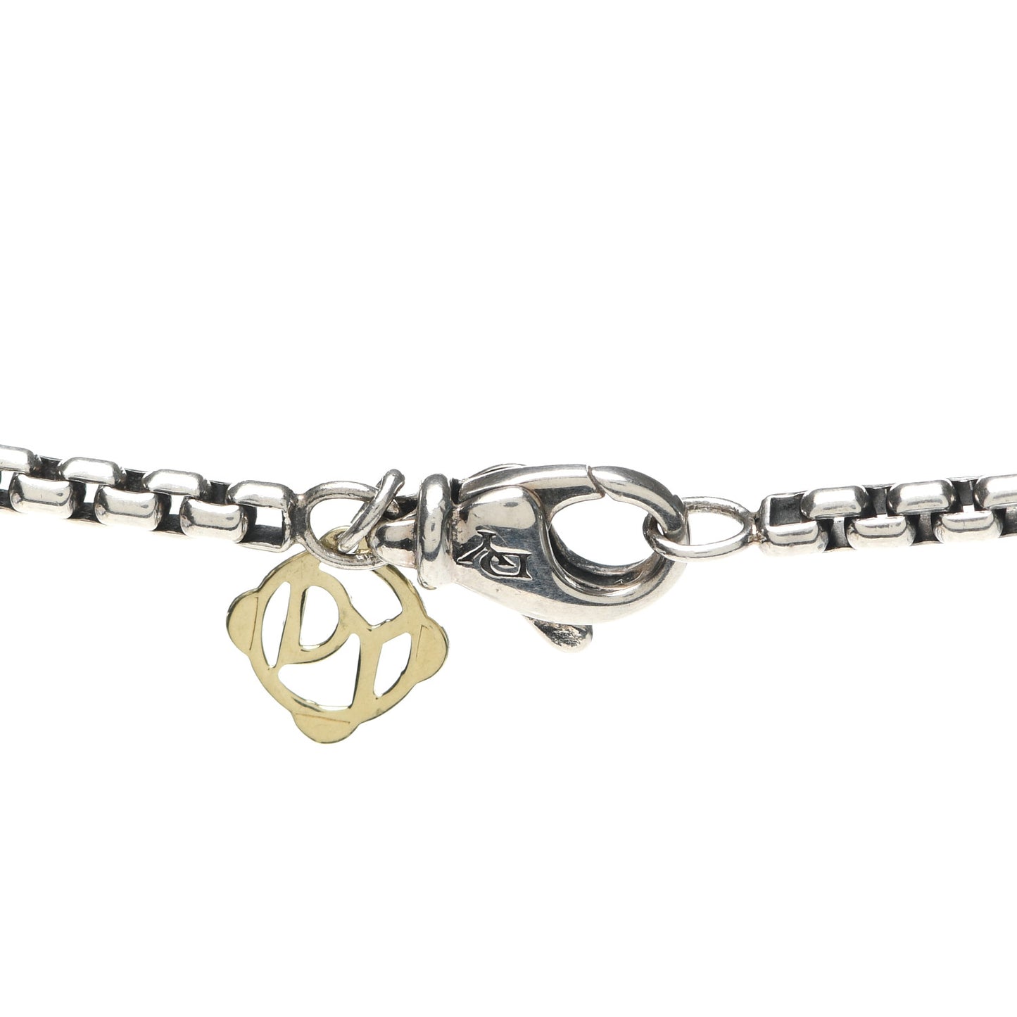 Sterling Silver 14K Yellow Gold 2.7mm Box Chain Necklace 72"