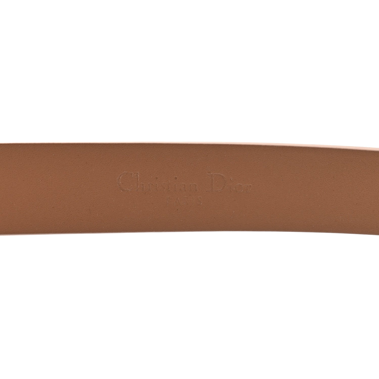 Christian Dior Ultra Matte Calfskin Saddle Belt 75 Rose Des Vents 4 of 6