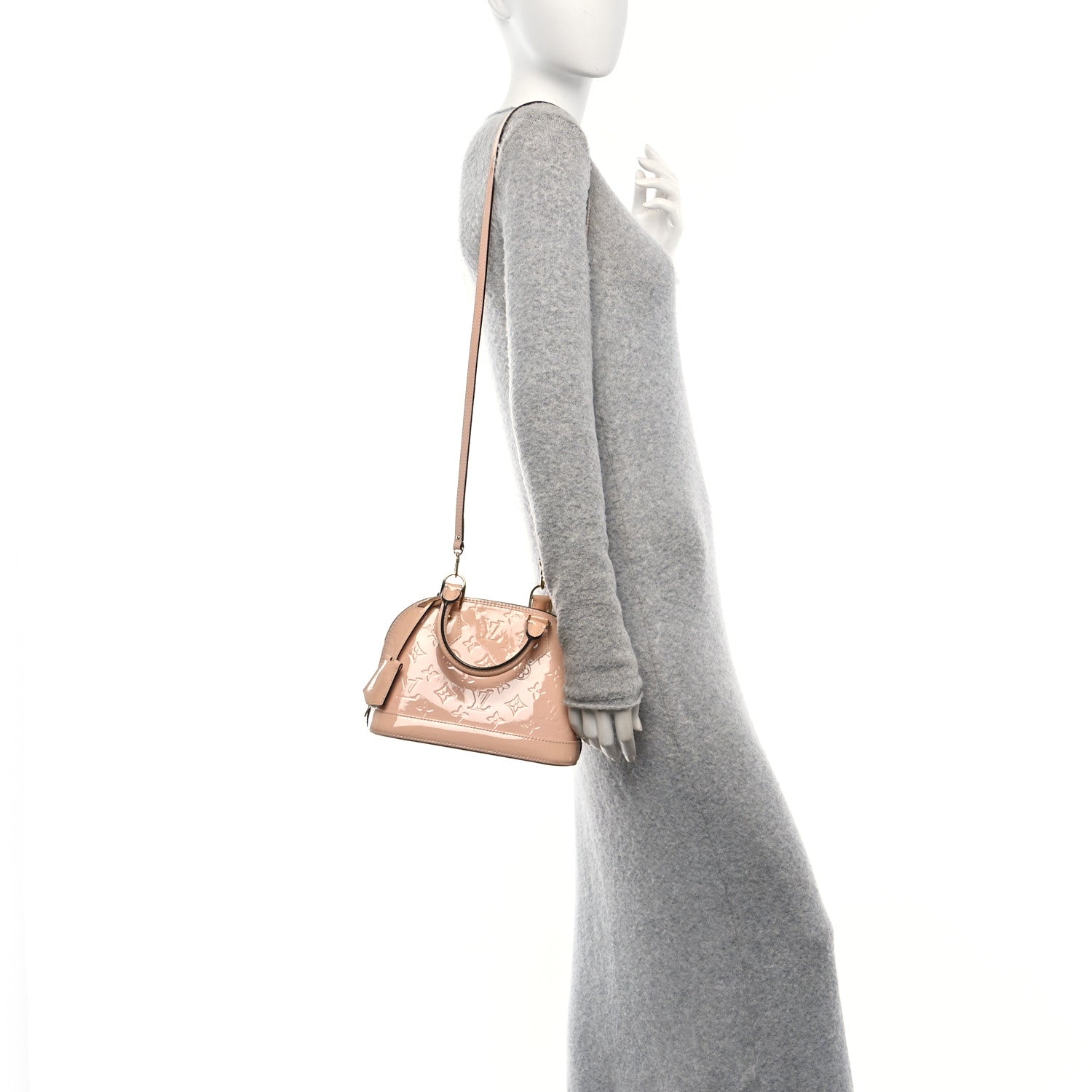 Louis Vuitton Vernis Alma BB Rose Ballerine 2 of 15