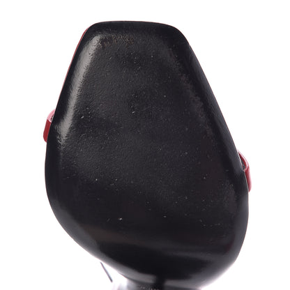 Saint Laurent Patent Opyum Sandals 37 Red 10 of 13
