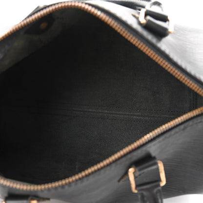 Louis Vuitton Epi Speedy 25 Black 5 of 22