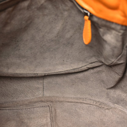 Bottega Veneta Nappa Intrecciato Drawstring Messenger Flap Orange 5 of 9