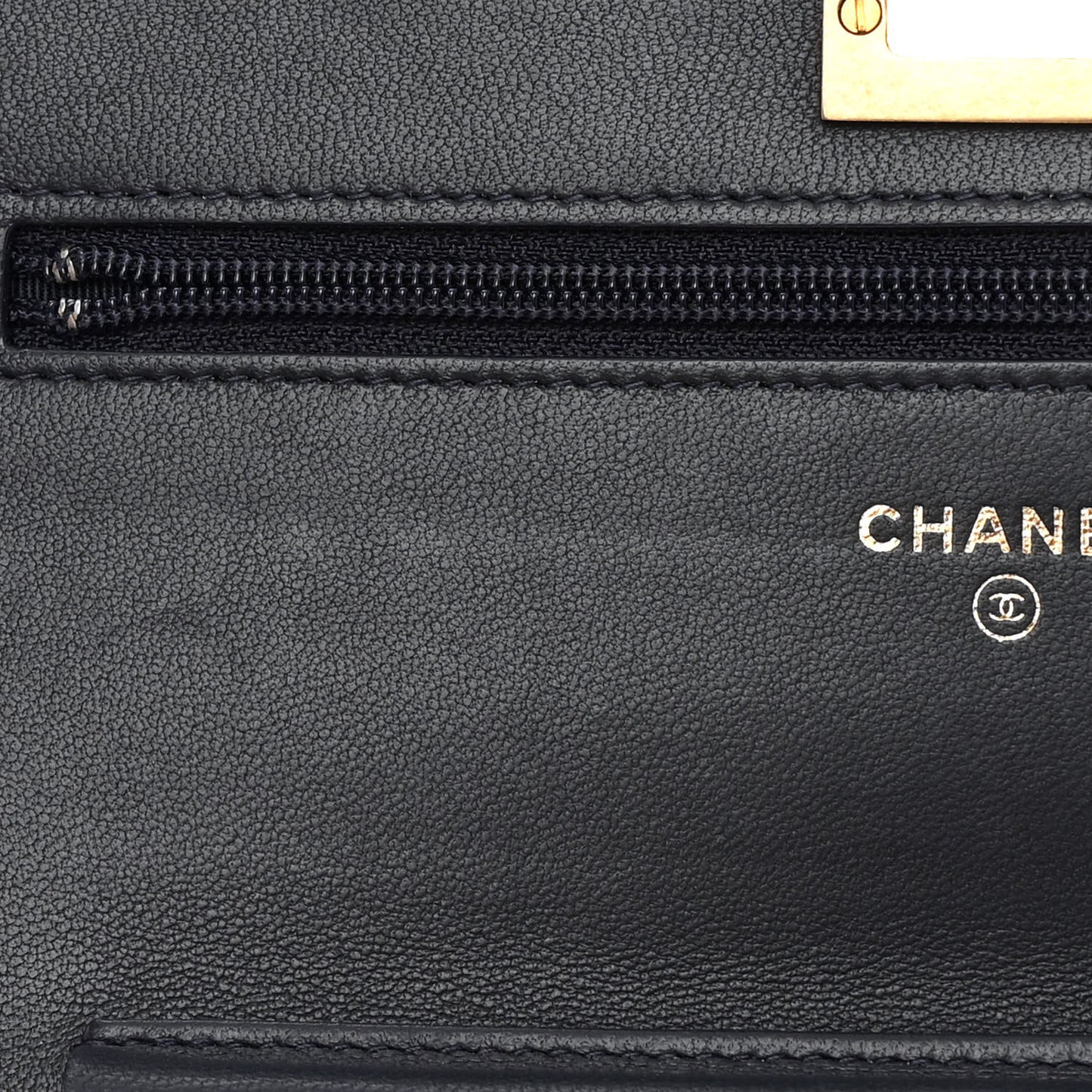 Denim Quilted Reissue Wallet On Chain WOC Blue