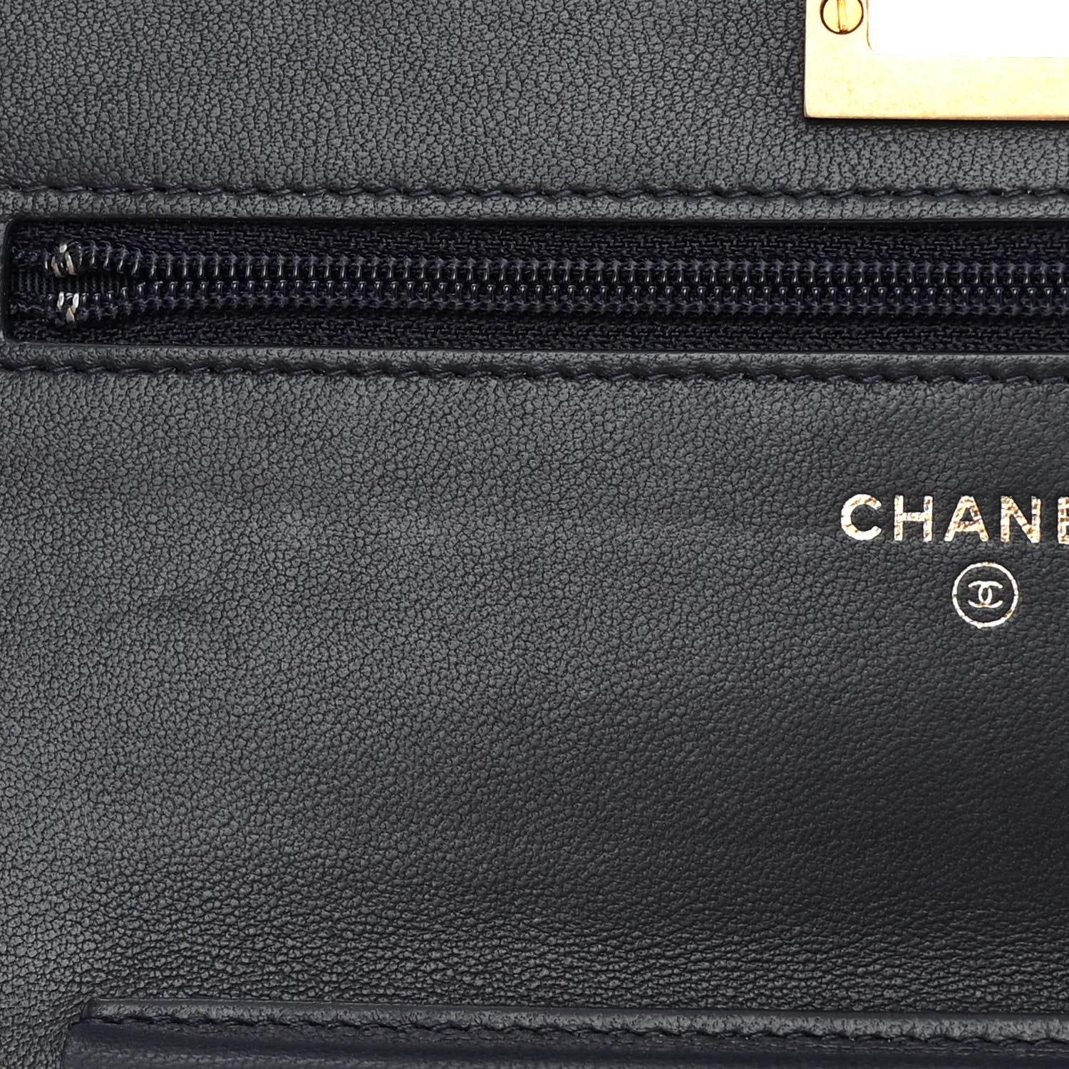 Chanel Denim Quilted Reissue Wallet On Chain WOC Blue 12 of 17
