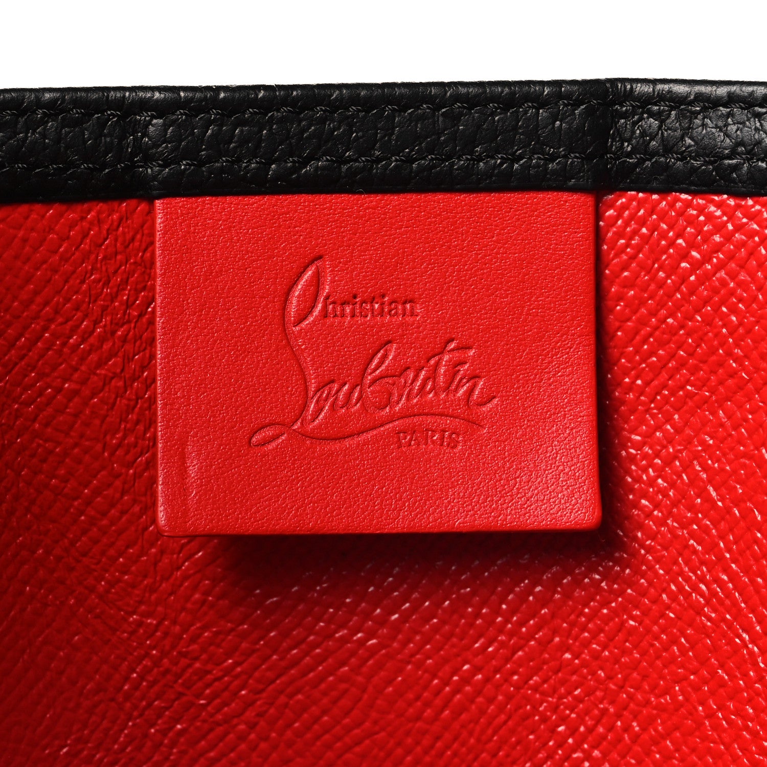 Christian Louboutin Calfskin Empire Spikes Small East West Cabata Tote Black 7 of 11