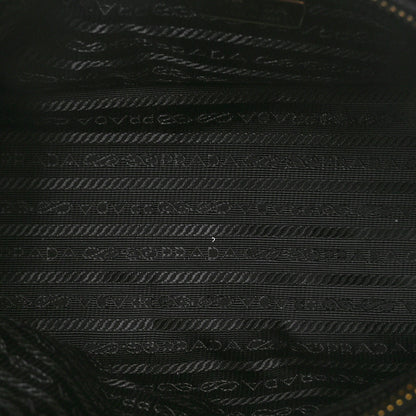 Prada Shiny Nappa Medium Shoulder Bag Black 5 of 9