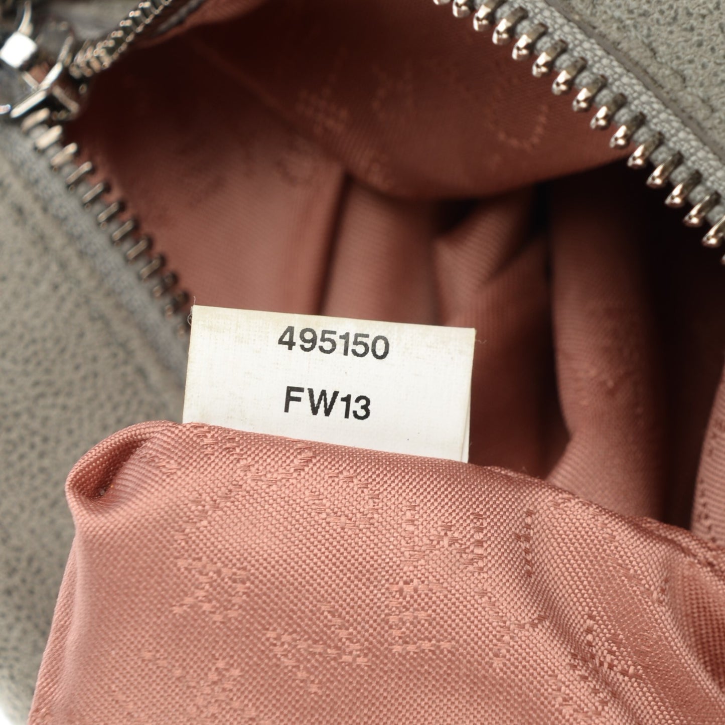 Shaggy Deer Small Falabella Tote Grey