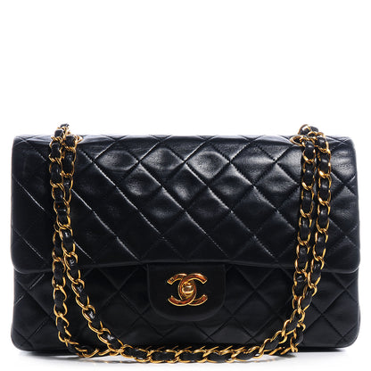 Chanel Lambskin Medium Double Flap Black 1 of 9