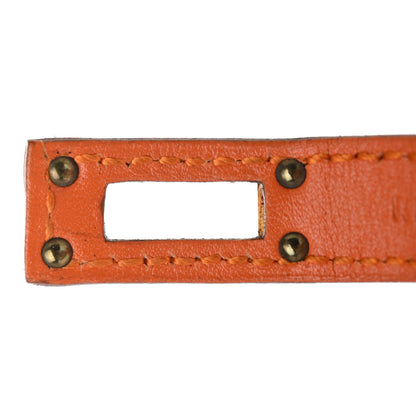 Hermes Swift Kelly Double Tour Bracelet M Orange 8 of 9