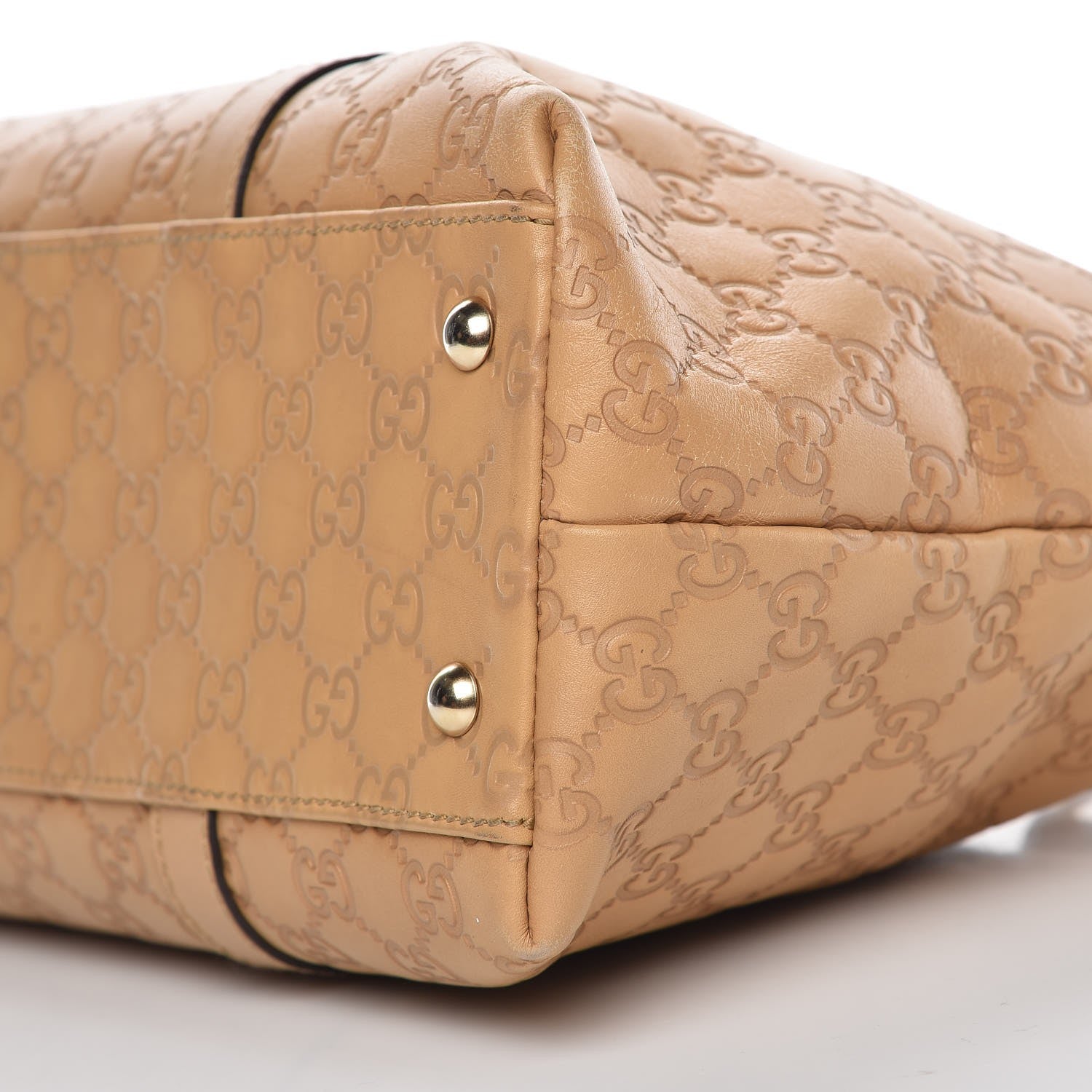 Gucci Guccissima Bamboo Joy Tote Light Sand 11 of 12