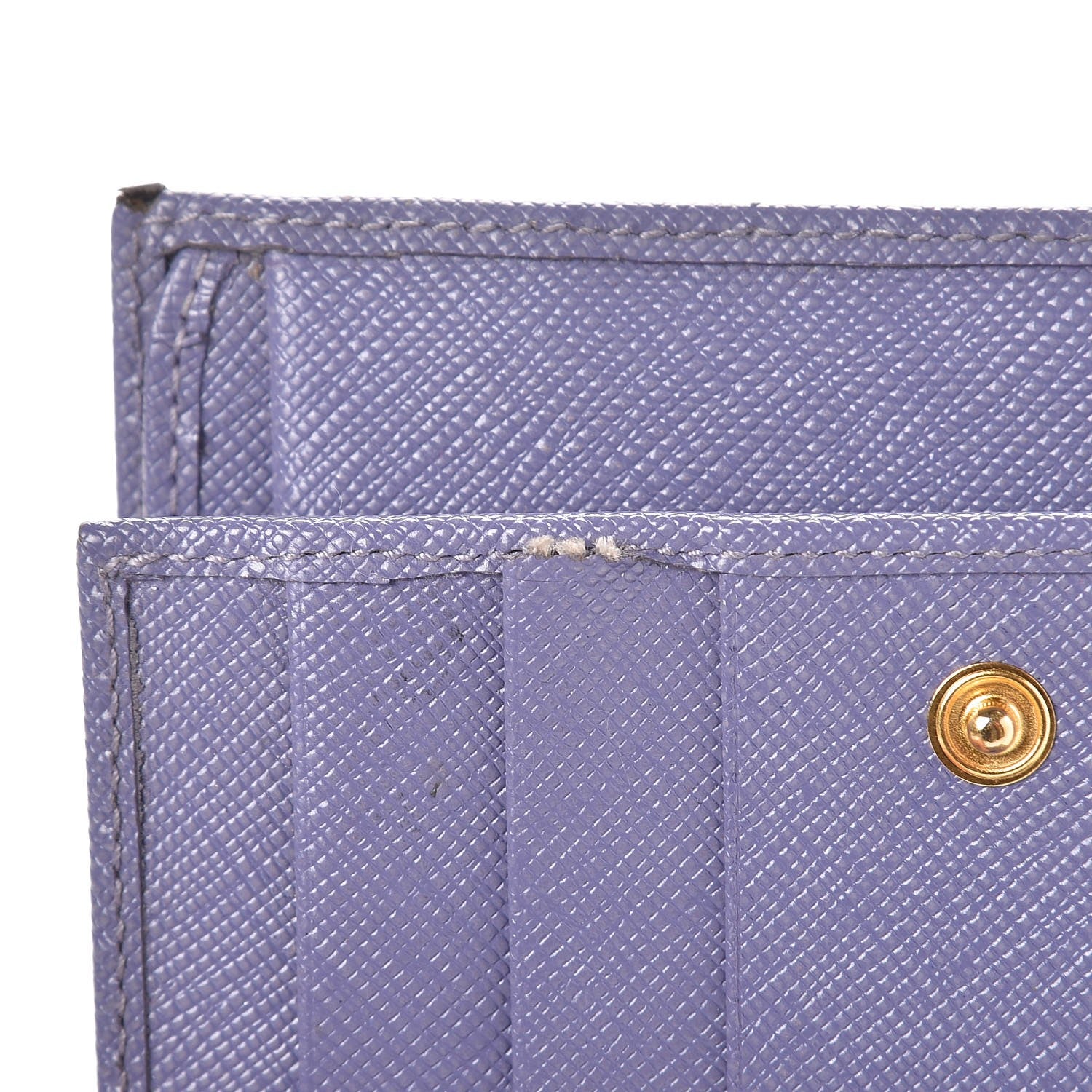 Prada Saffiano Metal Compact Wallet 8 of 12