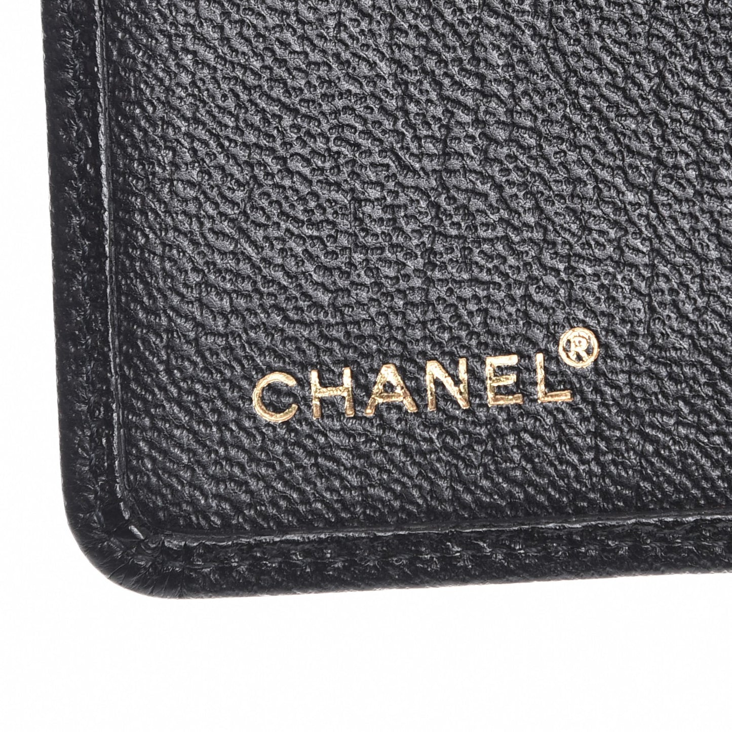 Goatskin Card Holder Wallet Black