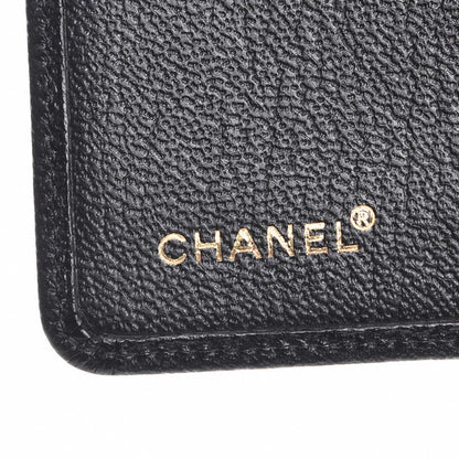 Chanel Goatskin Card Holder Wallet Black 6 of 9