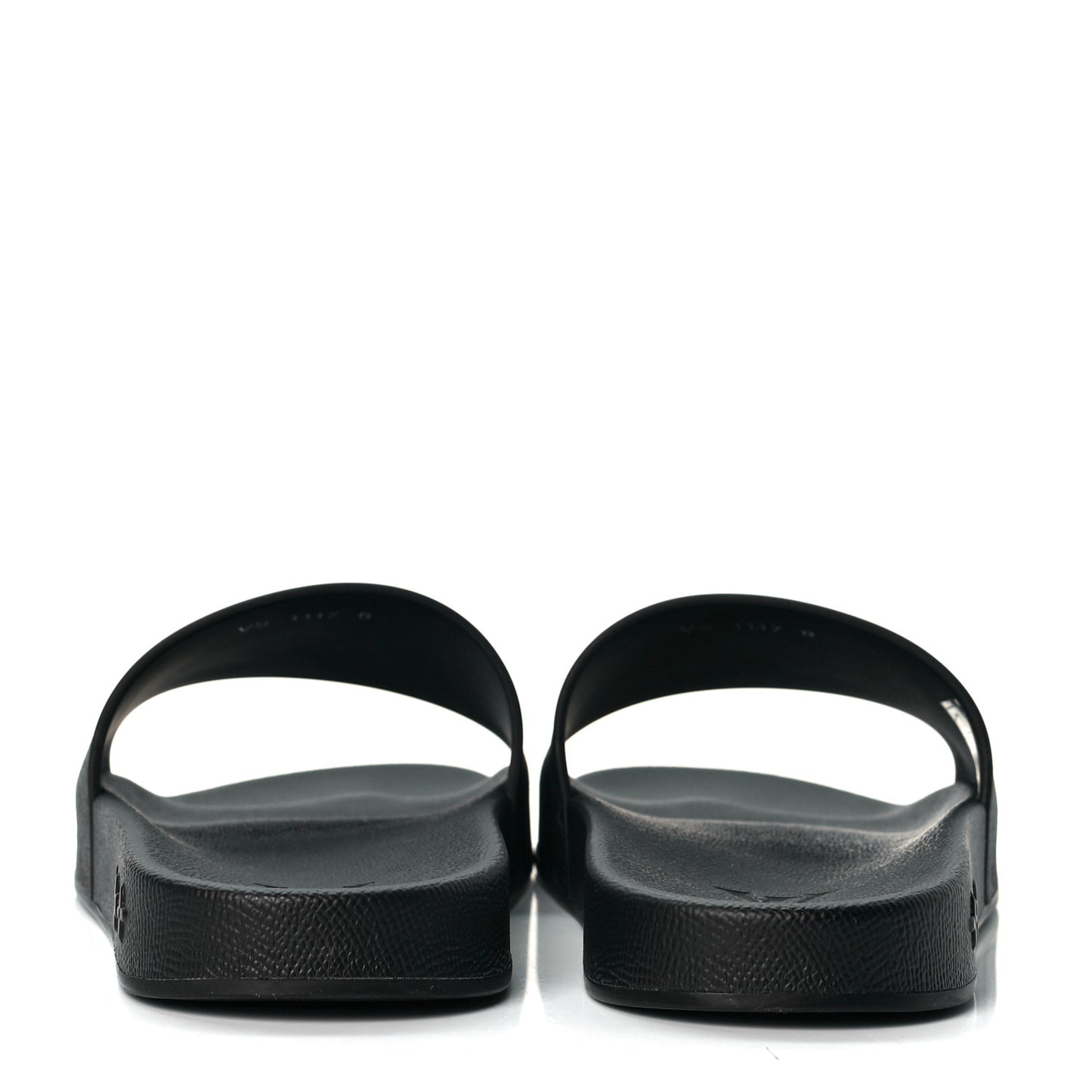 Rubber Monogram Eclipse Mens Waterfront Mules 11 Black