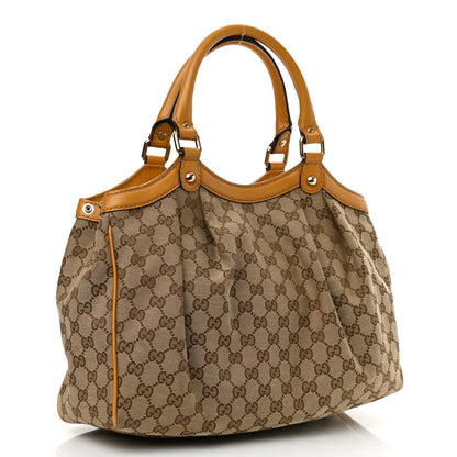 Gucci Monogram Medium Sukey Tote Yellow 3 of 12