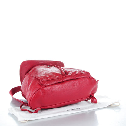 Balenciaga Agneau Classic Hardware S Traveler Backpack Rouge Grenade 4 of 7