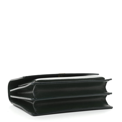 Saint Laurent Calfskin Medium Monogram Sunset New Vert Fonce 3 of 8