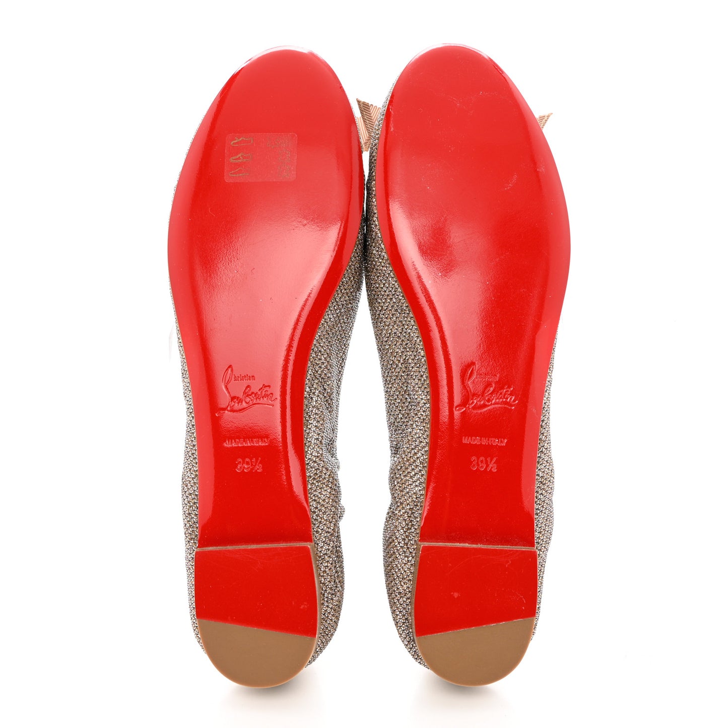 Glitter Luminor Gloriana Flat 39.5 Gold Nude