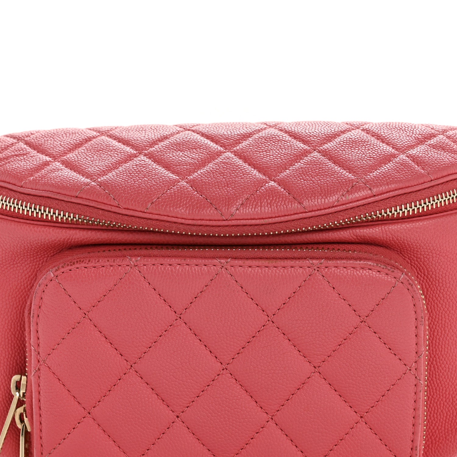 Chanel Caviar Quilted Business Affinity Waist Belt Bag Pink 8 of 14
