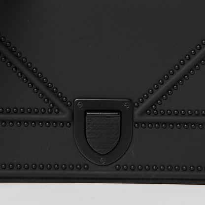 Christian Dior Ultra Matte Calfskin Studded Medium Diorama Flap Bag Black 8 of 10