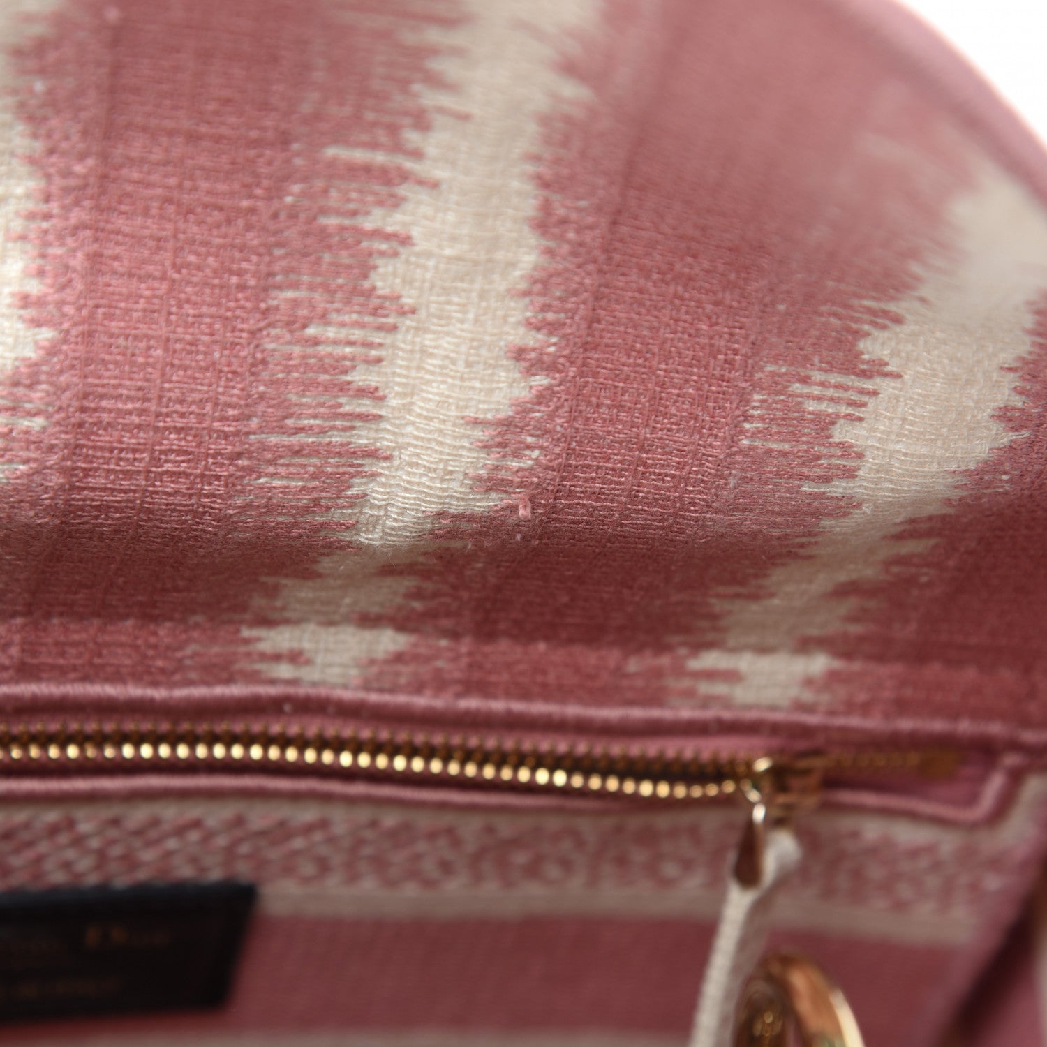 Christian Dior Canvas Medium D-Stripes Lady D-Lite Pink 11 of 13