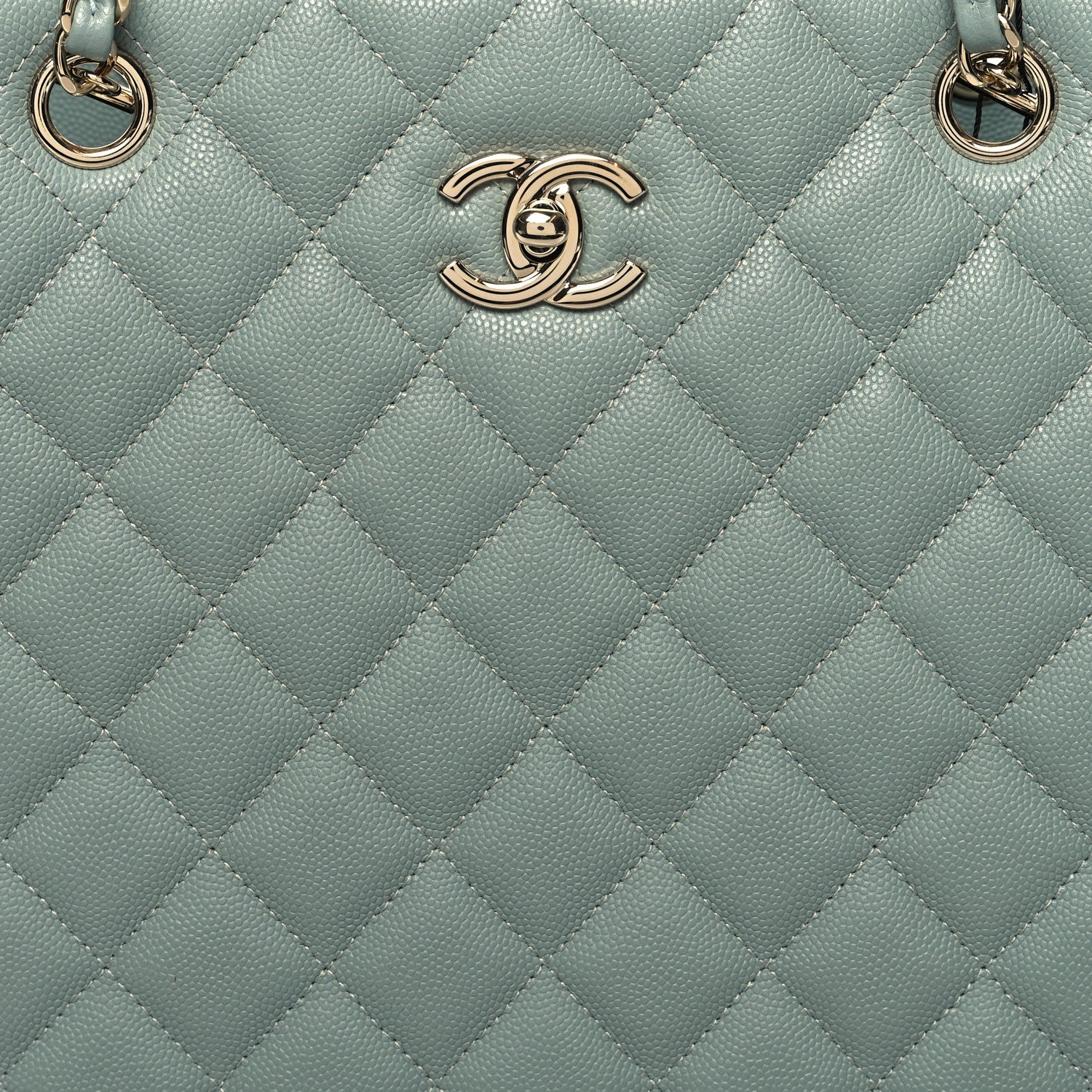 Chanel Caviar Quilted Large Classic Shopping Tote Grey 8 of 10