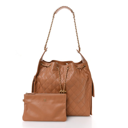 Chanel Caviar Quilted Medium Chanel 25 Handbag Brown 3 of 12