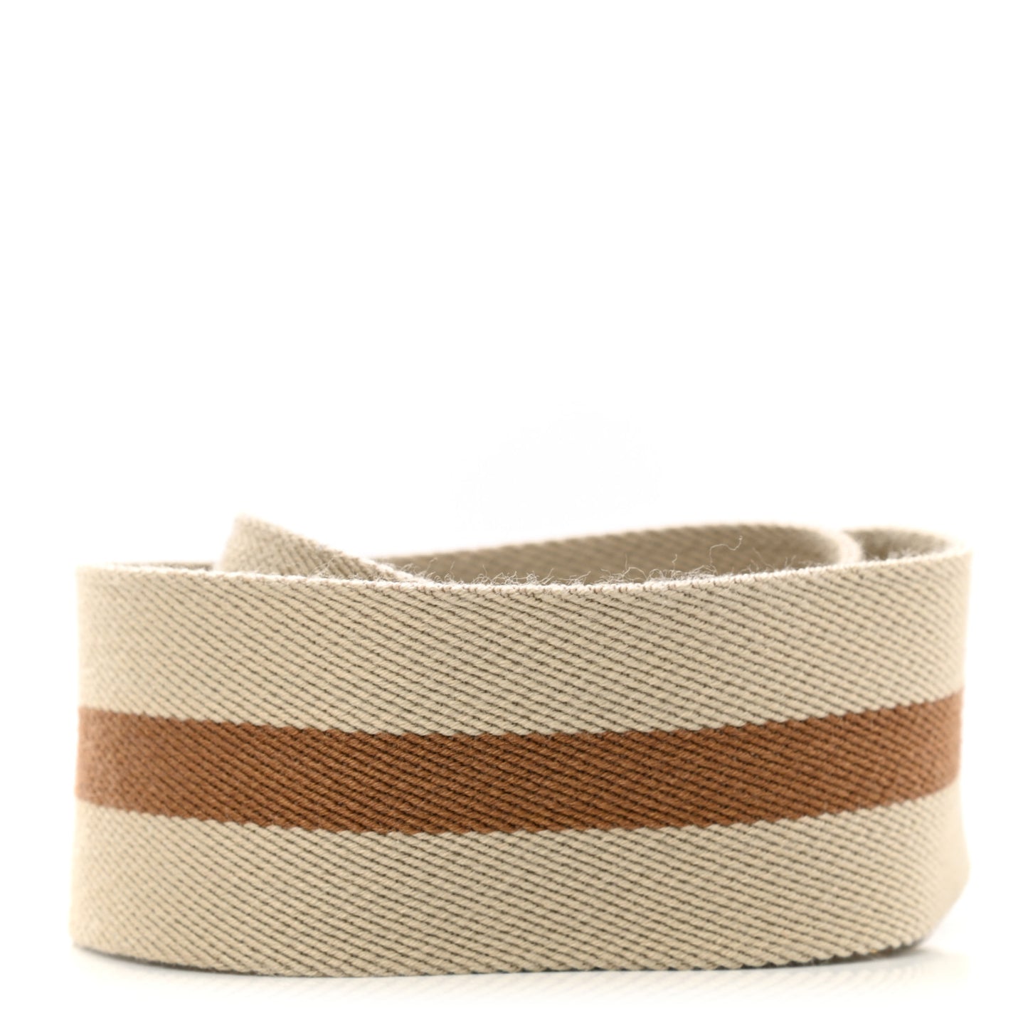 Jacquard Wool Strap Beige